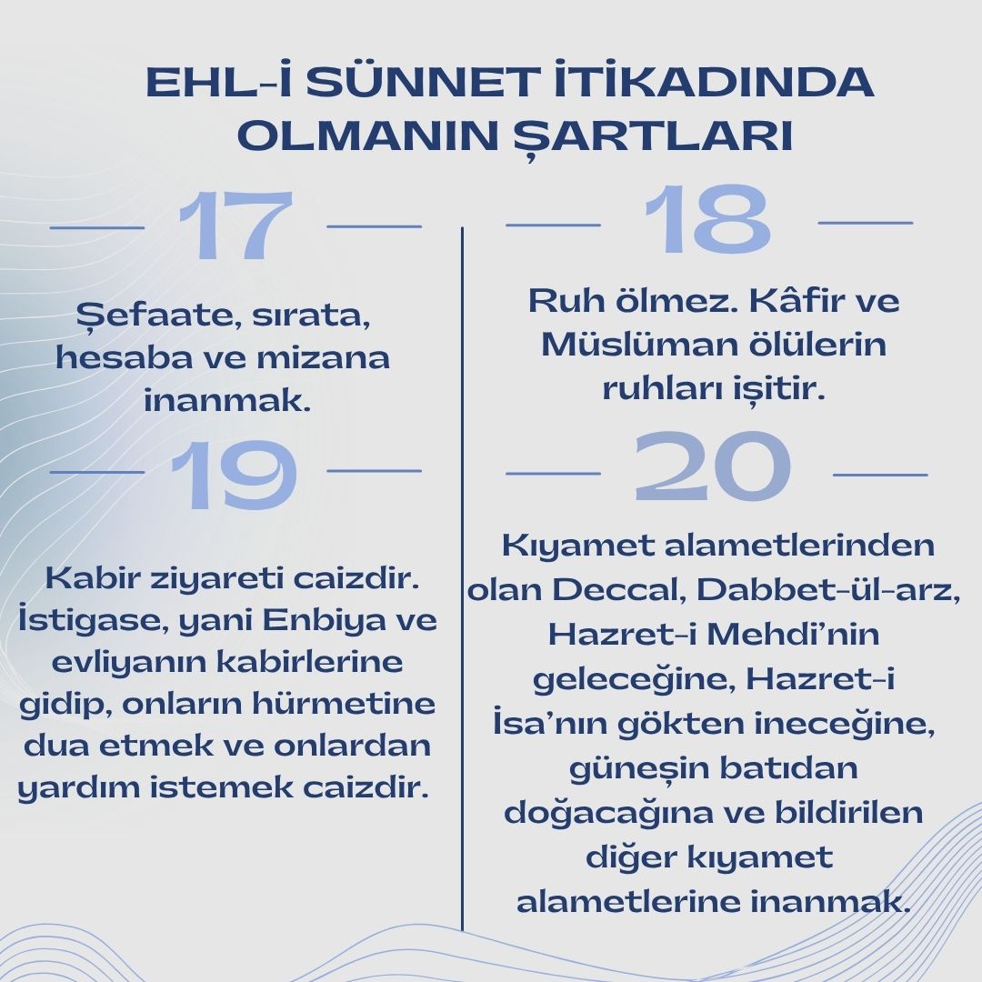 Ehli Sünnet İtikadı (5)